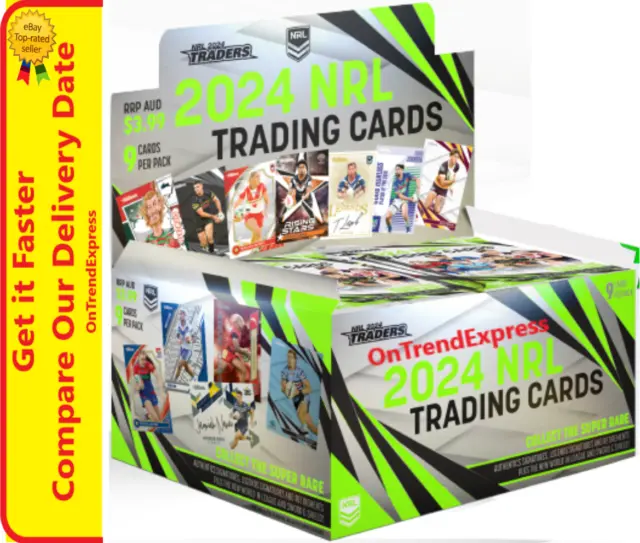 2024 NRL Traders Rugby League Trading Cards Factory Sealed Retail Box 36 Packs