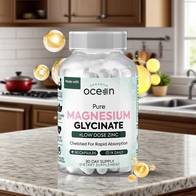 Comprar Glicinato De Magnésio - Nutricost - 240 Cápsulas - Tudo - Foto 6