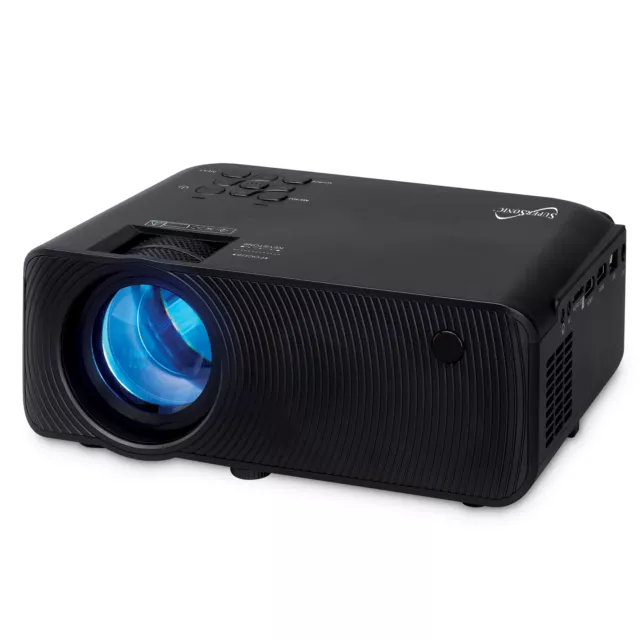 Compact Home Theater Projector w Bluetooth for Videos, Audio & Photos (SC-82P)