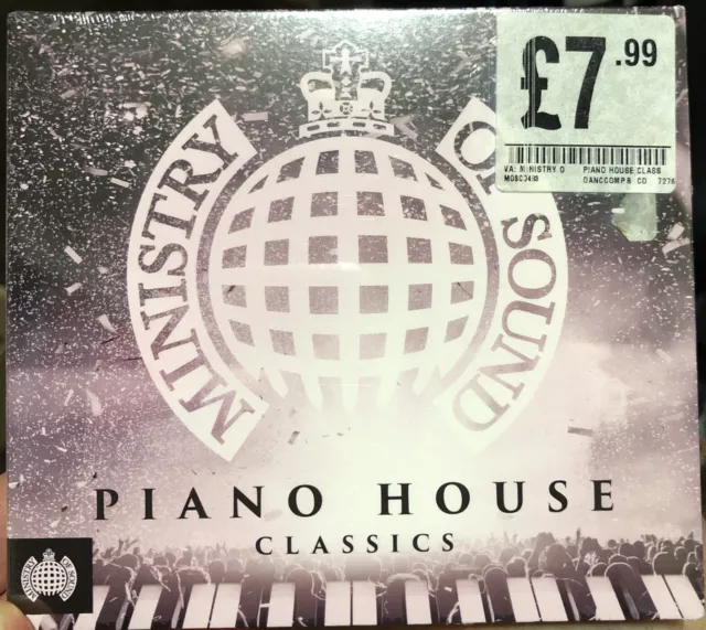 MINISTRY OF SOUND Various Artists : Piano House Classics CD 3 discs (2017) *NEW*
