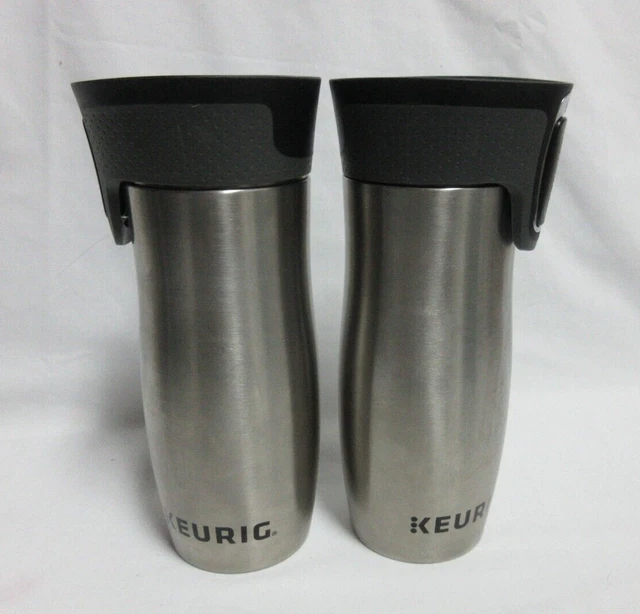 Contigo Keurig 16 oz Autoseal Stainless Steel Coffee Travel Mug Cup Hot Cold (2)