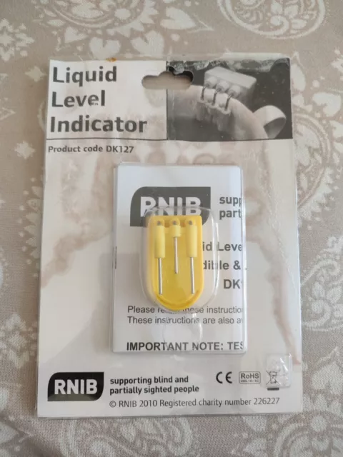 RNIB akustische vibrierende Flüssigkeitsstandsanzeige für Jalousien Neu (Verpackungsverschleiß)