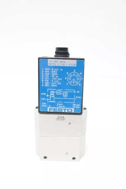 Festo MPPE-3-1/8-1-010B Proportional Pressure Regulator 24v-dc