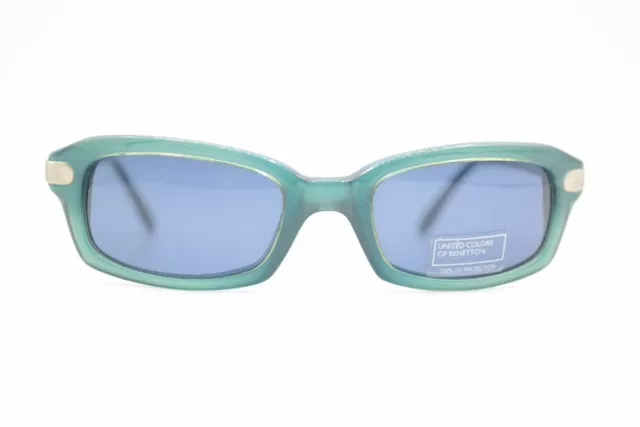 Vintage UCB Benetton BEN 306 620 Kinder grünblau eckig Sonnenbrille sunglasses