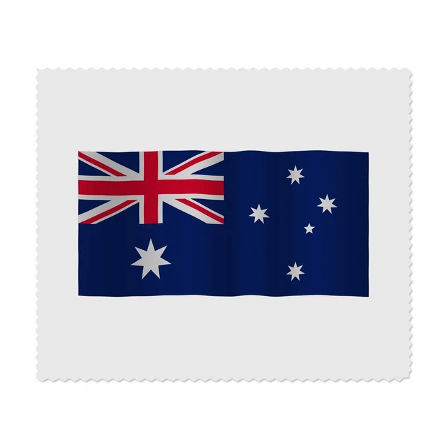 2 paños de limpieza de lentes ""Waving Australian Flag"" (LC00019564)