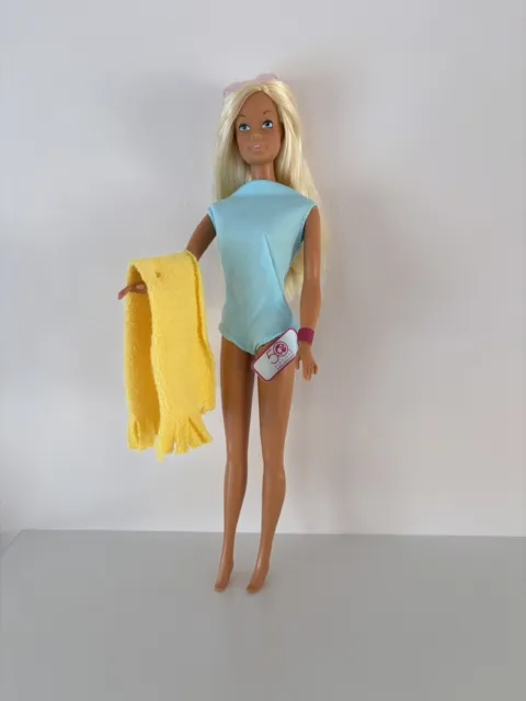 1970's Vintage Sunset Malibu Barbie Doll w Original Swimsuit Reproduction