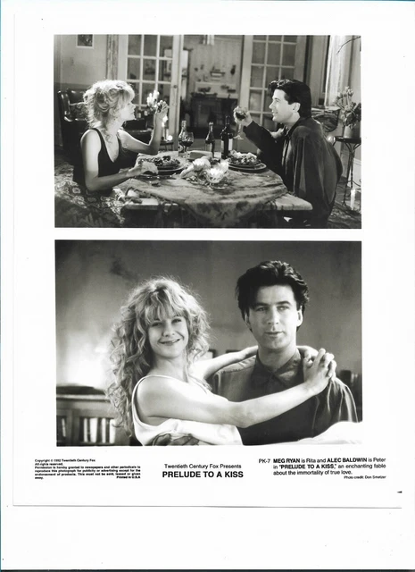 8 X 10 Foto Actriz Meg Ryan & Alec Baldwin En Prelude a Una Kiss 1992 ...