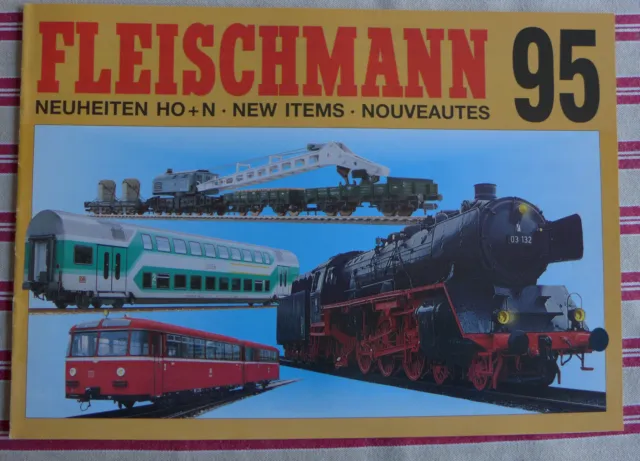 Fleischmann Katalog Neuheiten 1995 für H0 und Spurgröße N