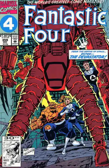 Fantastic Four (Vol. 1) #359 VF/NM; Marvel | Tom DeFalco - we combine shipping