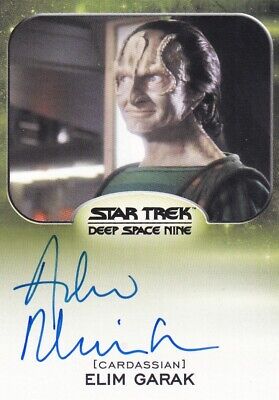 Star Trek Inflexions Autograph Card Andrew Robinson as Elim Garak