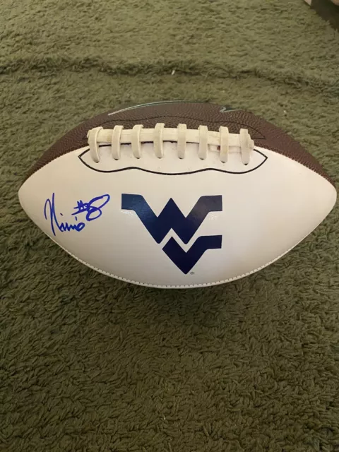 Nicco Marchiol Signed Autographed Football West Virginia Mountaineers