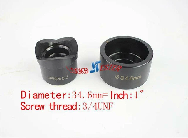 PCS Hole Tool molds For TPA-8 Hydraulic Knockout Punch Driver 34.6mm