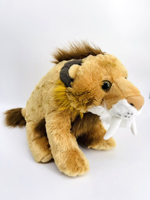 WILD REPUBLIC 15& Smilodon Saber Tooth Tiger Plush-Wild Animals-Toys £ ...