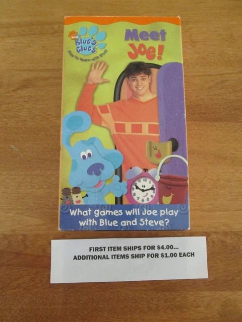 VHS Tape Blue's Clues - Meet Joe! $4.00 Shipping $4.00/$1.00 VHS Tape Blue's Clues - Meet Joe! $4.00 Shipping $4.00/$1.00