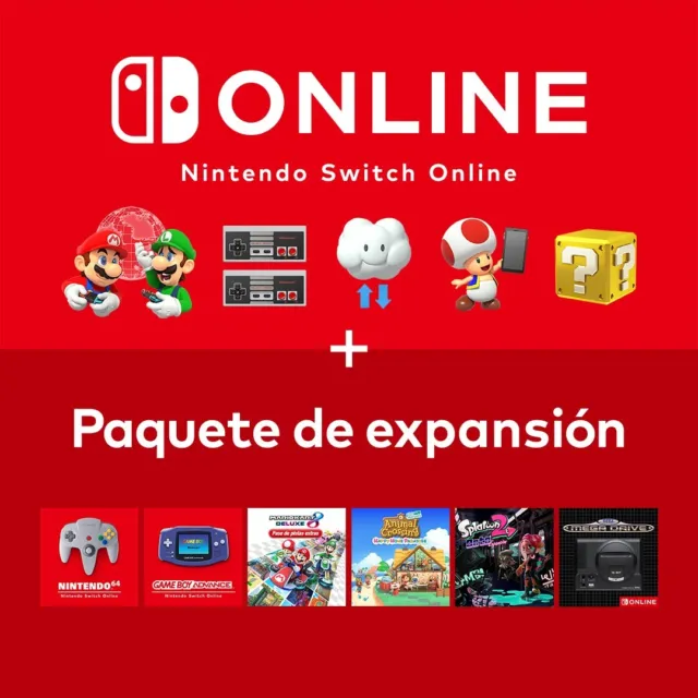 Nintendo Switch Online + Expansion Pack 365 Days Membership One Year , 12 Month