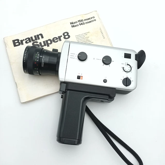 【8ミリカメラ】 BRAUN Nizo 481 Nizo 481 Macro - Fully Serviced by MonsterFlipsUSA