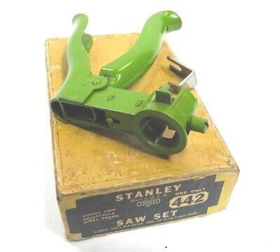 Stanley No. 442 Saw Set - New Old Stock with Instructions - In Original BOX !