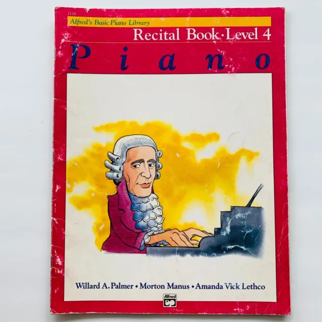 Alfred's Basic PIANO Recital Book Level 4 - Paperback