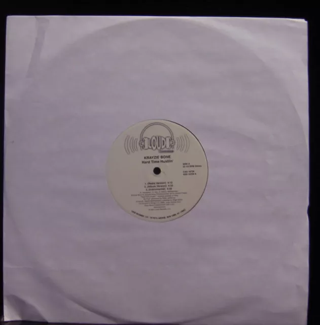 Krayzie Bone - Hard Time Hustlin' 12" Mint- CAS 16728 Vinyl 2001 Record Promo