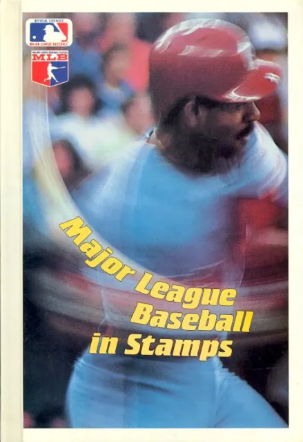 MAJOR LEAGUE BASEBALL IN STAMPS Hard Cover Book with SIX SHEETS OF STAMPS