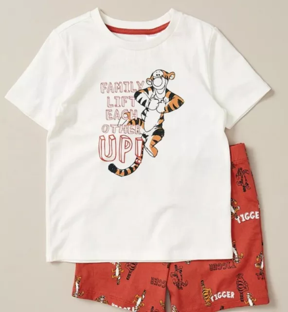 Boys / Girls / Unisex size 6 TIGGER Family Summer Pjs Cotton Pyjamas - *NEW*