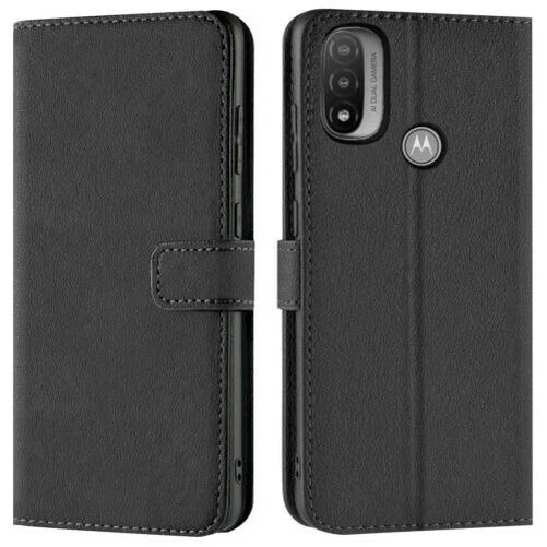 Étui Style Livre pour Motorola Moto E20 E30 E40 Etui Coque Rabattable Portable
