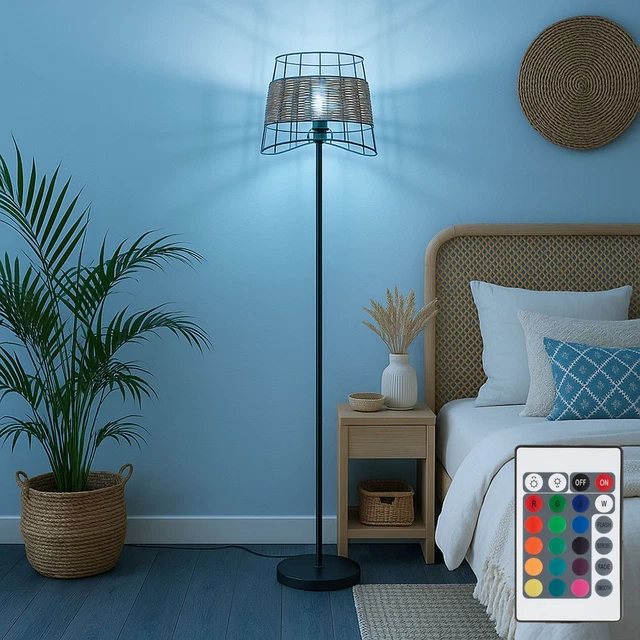 RGB Dimmable Lampadaire sur Pied avec Télécommande Lampe À Pied 24W