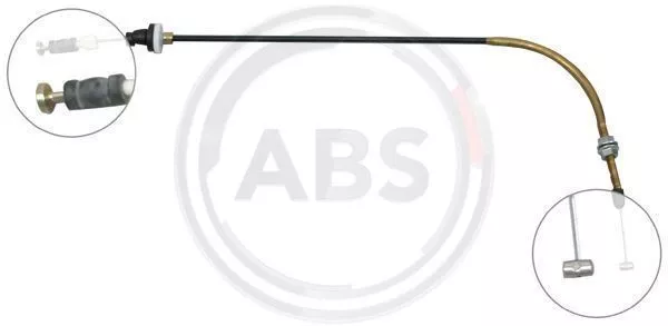 K36890 A.b.s. Accelerator Cable Front For Fiat