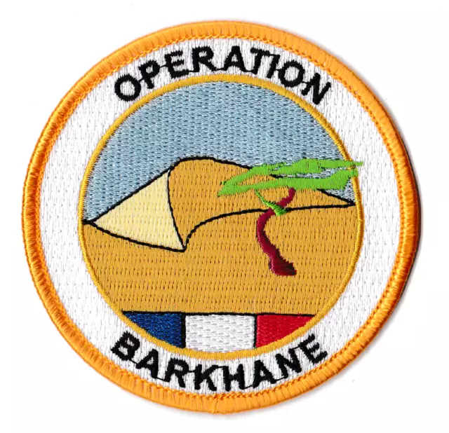 Écusson patche Opération Barkhane Mali OPEX patch badge brodé thermocollant