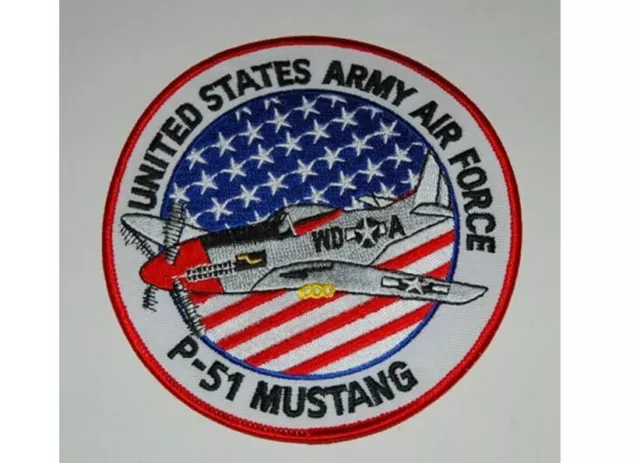 US Army Mighty Eighth 8th USAAF P-51 Mustang Jersey Jerk Nose Art Patch WWII