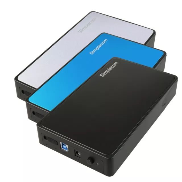 USB 3.0 Tool-Free External 3.5" SATA to USB3.0 Hard Drive HDD Case Enclosure