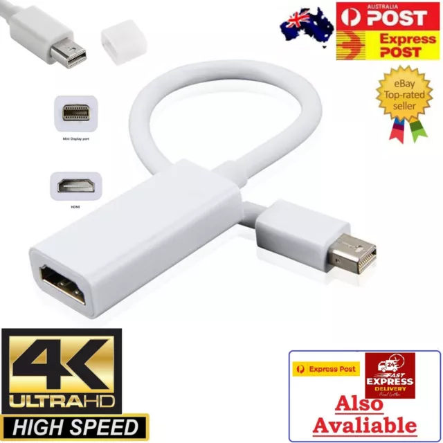 Mini Display Port DP To HDMI Adapter Cable Converter Thunderbolt High Quality AU