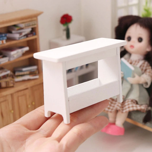 2 pz miniature da giardino decorazione sgabello miniatura mobili casa delle bambole scrivania