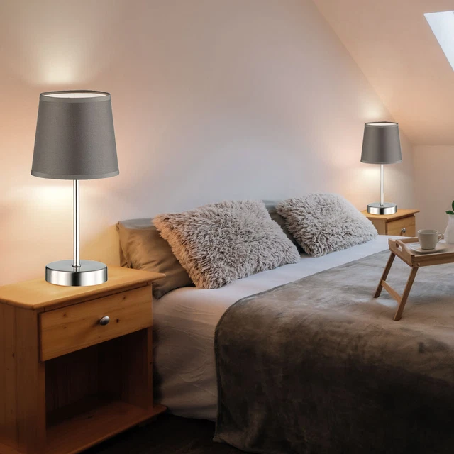 Lampe De Chevet En Plumes - Lumière Douce, Ambiance Romantique, Sans Fil