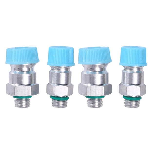 4 PC Fillingvalver134acoolingpipevalverefrigerantvalve Refilling Connector