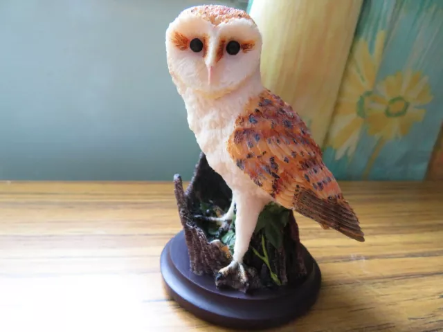 The Country Bird Collection by Andy Pearce -  Barn Owl -Very good condition 2002