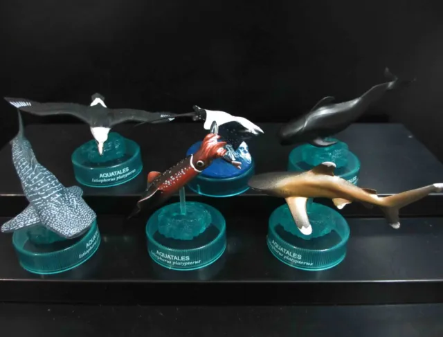 lot of 6 Kaiyodo AQUATALES Pacific Fish FIGURE #B2