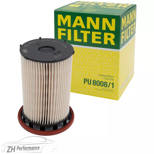 MANN-FILTER PU 8008/1 Kraftstofffilter Audi VW Seat Passat Alhambra