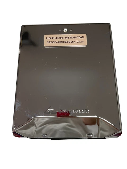 stainless steel paper towel dispenser handifold/self fold Georgia-Pacific