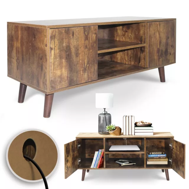 MIADOMODO® TV Lowboard Fernsehschrank Möbel Fernsehtisch Unterschrank Sideboard