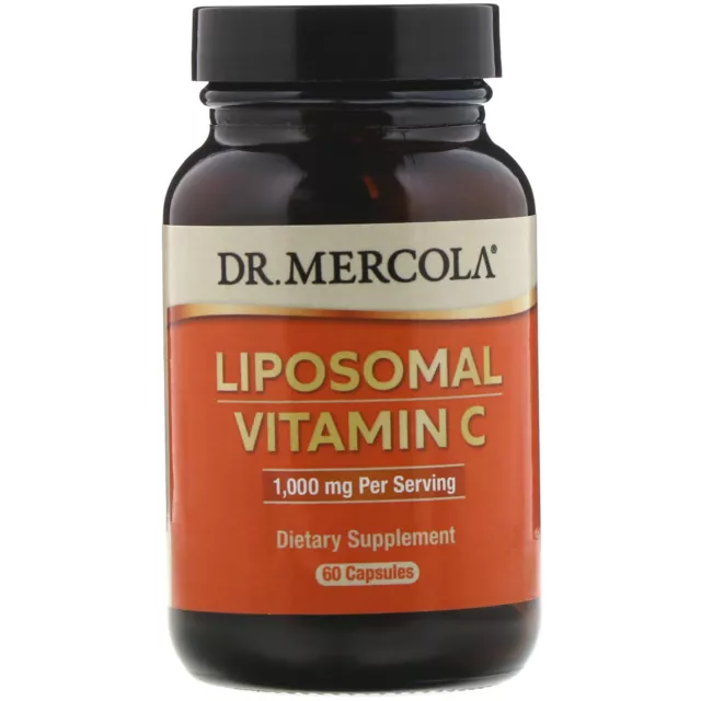 Liposomale Vitamine C Capsules 1000mg 60 'Licaps' Supérieur Anti-oxydant Immune