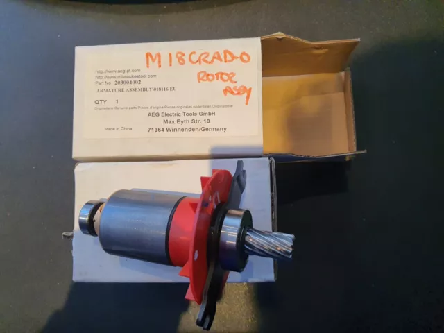 MILWAUKEE 203004002 ARMATURE ASSEMBLY SUIT M18 FUEL HAWG RT Angle Drill