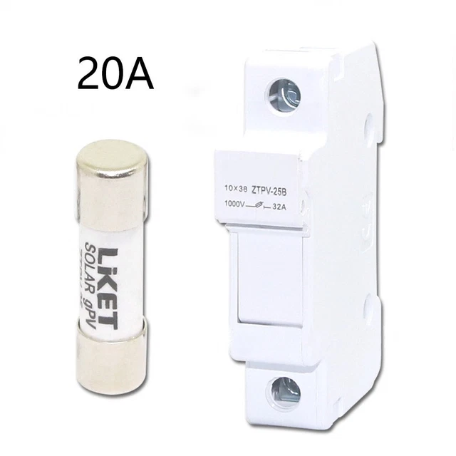 Durable Porte-Fusibles Support 1 PC Dc-Sicherung IEC 60269.6 Pv-Sicherung 2