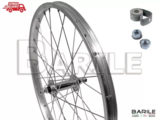 Ruota / Cerchio Anteriore 26 " x 1. 75 Bici MTB - City Bike Alluminio - Acciaio