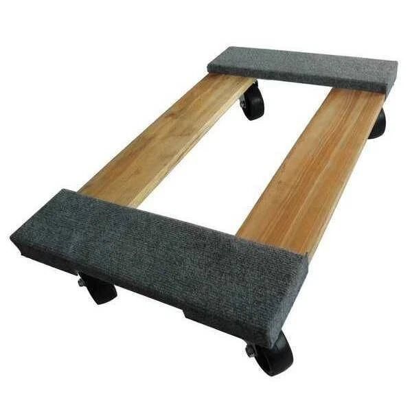 ZORO SELECT General Purpose Dolly, 30x18, Carpeted, 48J069