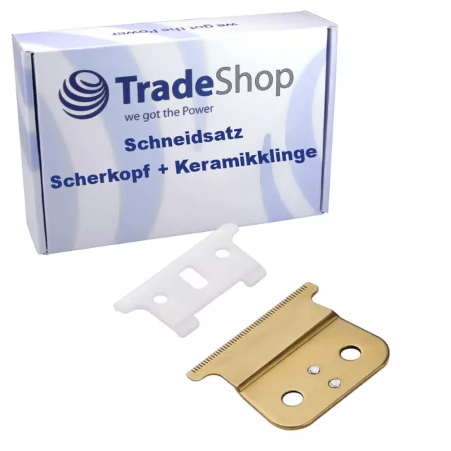 Set Schermesser + Klinge für Andis T-Outliner Blackout T-Blade-Trimmer 05110