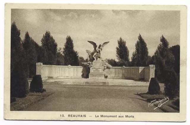 CPA " BEAUVAIS - Le Monument aux Morts