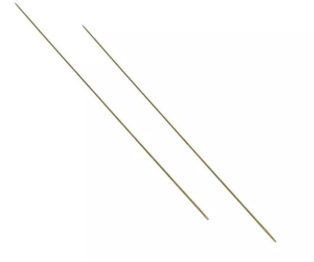 2 x Sea Fishing Bait Needles - Stainless Steel worm baiting needle