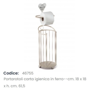 AD TREND Portarotoli Carta igienica da Parete da Appendere in Tessuto istan 21 x 77 cm 