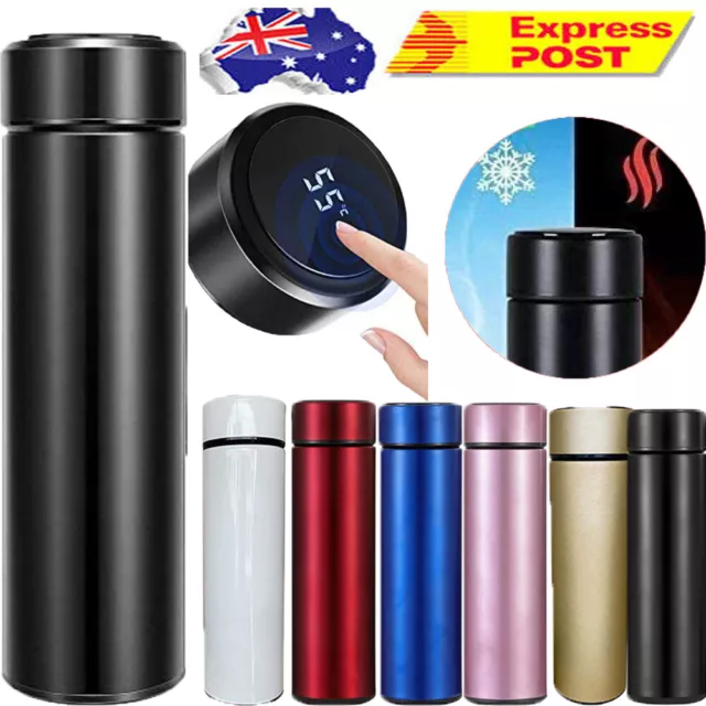 Stainless Steel Water Bottle Double Wall Insulated Drink Cup Flask Sport Thermos